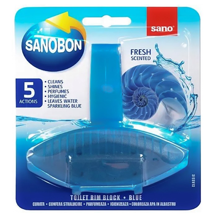 Туалетный блок Sano Fresh Scented с ароматом свежести, 55 г  - 
